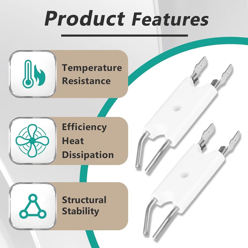 Gfdoso F221857 Electrode Kit Replacement for Mr. Heater MH50KT MH75KT MH175KT MH210KT (FAK 2006 To Current Models) and Fit for Forced Air Kerosene Heaters Igniter - White Igniter Accessory - Image 4